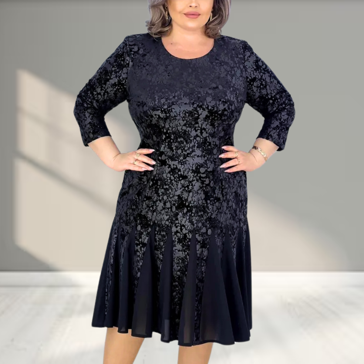 Isadora™ - Glamour Samtkleid