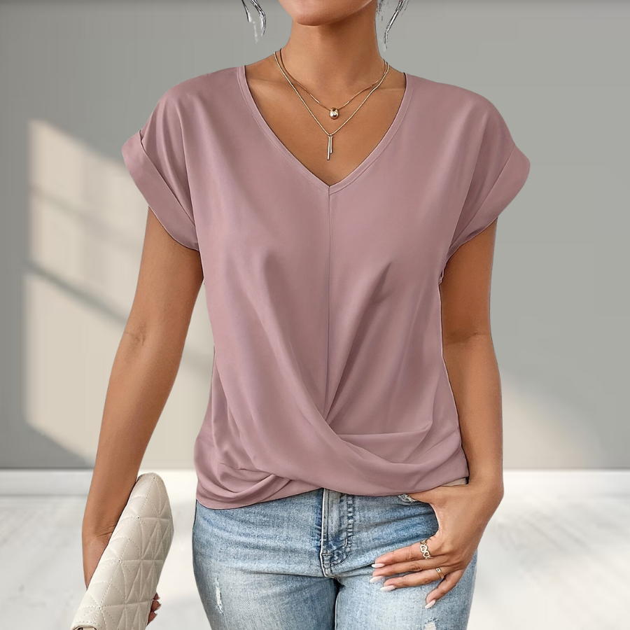 Lenoir™ - V-Ausschnitt T-Shirt