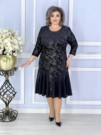 Isadora™ - Glamour Samtkleid