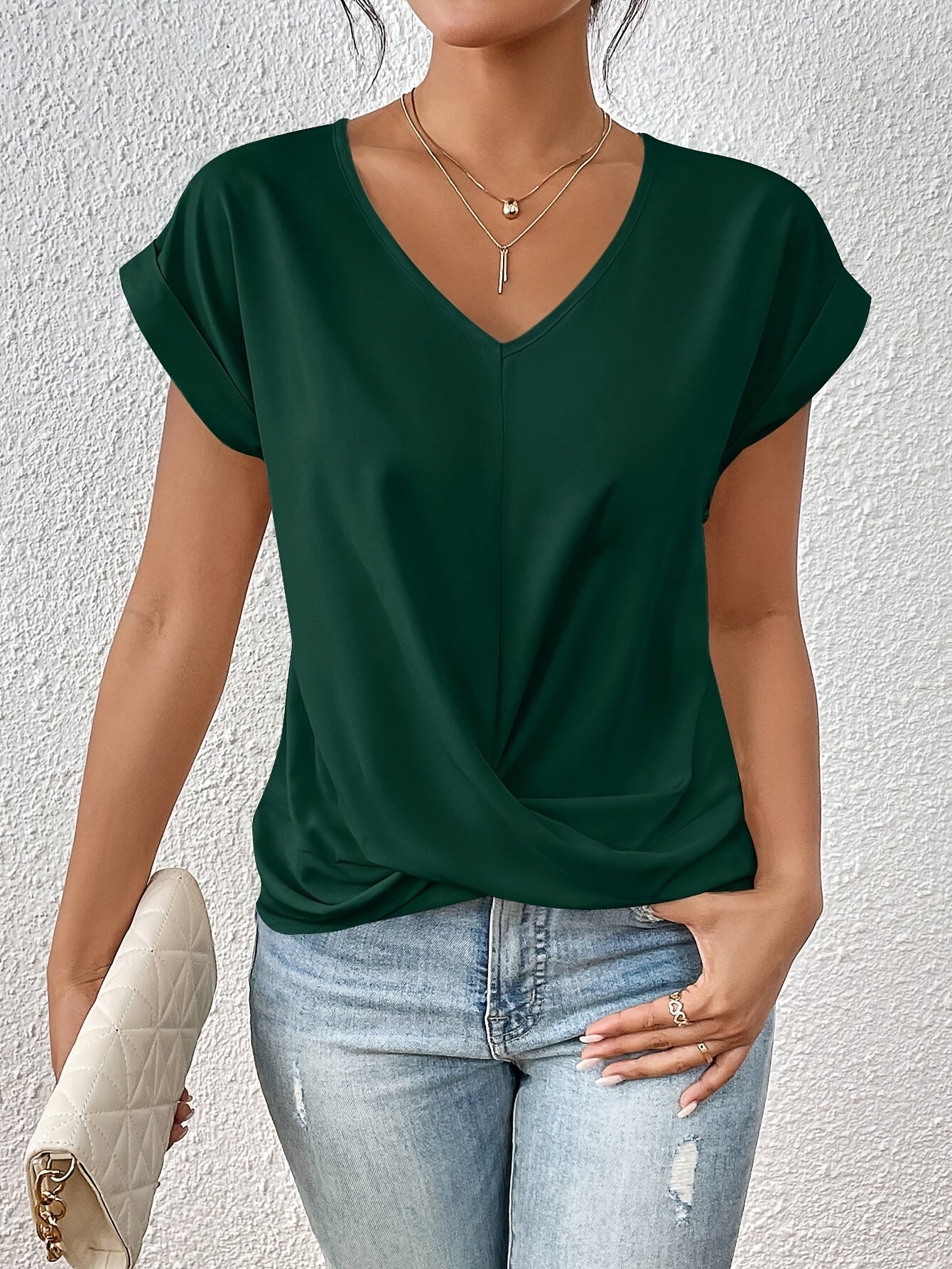 Lenoir™ - V-Ausschnitt T-Shirt