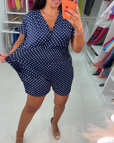 Maélie™ – Sommerlicher Polka-Dot-Jumpsuit