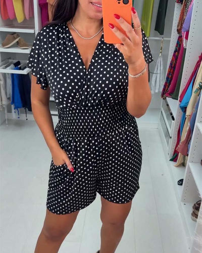 Maélie™ – Sommerlicher Polka-Dot-Jumpsuit