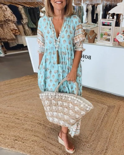 Hiley™ – Casual Kleid mit Print