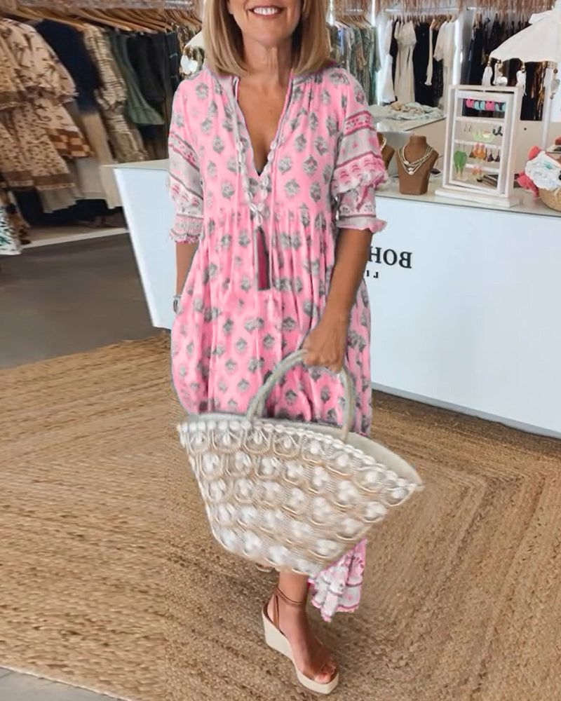 Hiley™ – Casual Kleid mit Print