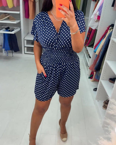 Maélie™ – Sommerlicher Polka-Dot-Jumpsuit