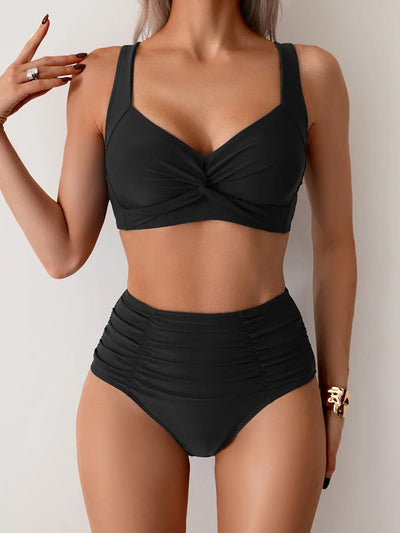Freyda™ - Bandeau-bikini med rynker
