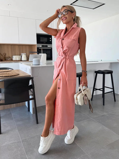 Louisa™ – Maxi-Jeanskleid