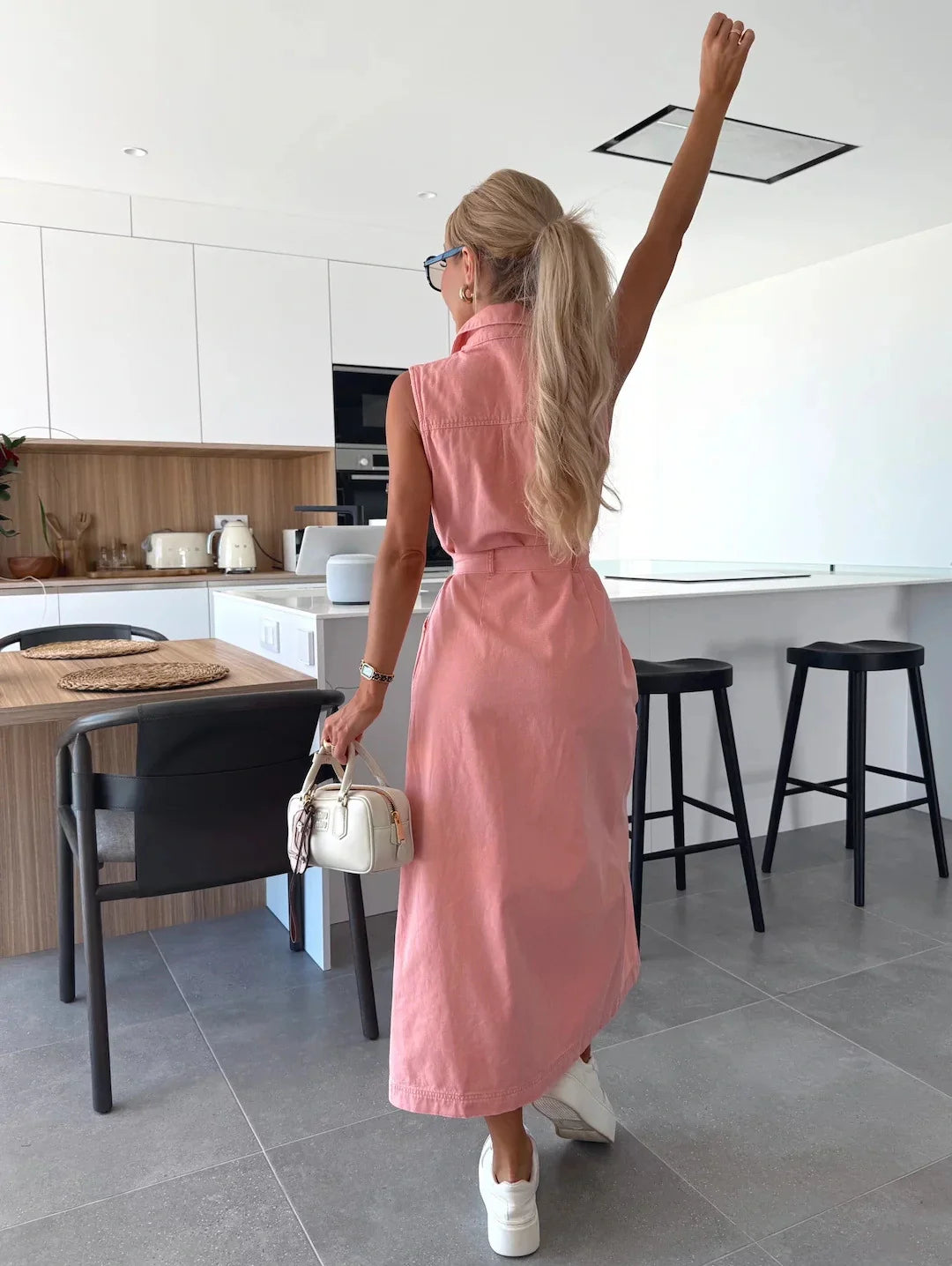 Louisa™ – Maxi-Jeanskleid