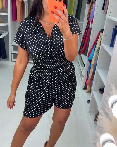 Maélie™ – Sommerlicher Polka-Dot-Jumpsuit